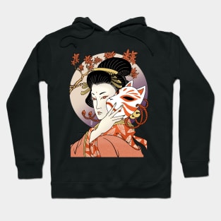 Japanese woodblock Gueixa Hoodie